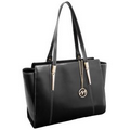 McKleinUSA 97505 ALDORA (Black) Leather Shoulder Tote